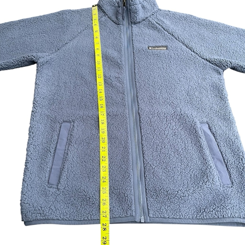 Columbia Smoke Blue Rugged Ridge Sherpa Fleece Jacket (M) - Picture 11 of 14